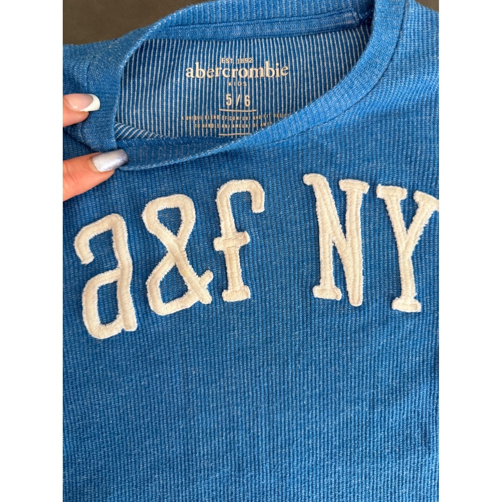 Abercrombie Kids Lot of 5 Boys TShirts Size 5/6 Camo Blue Set - Picture 8 of 8
